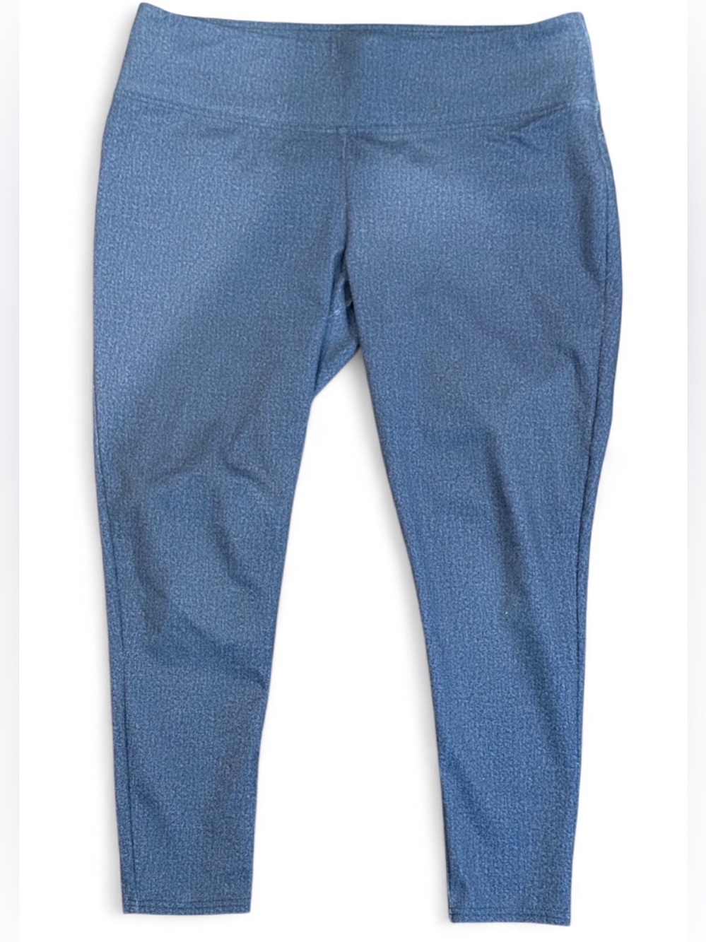 Investments Blue High-Waist Performance Leggings